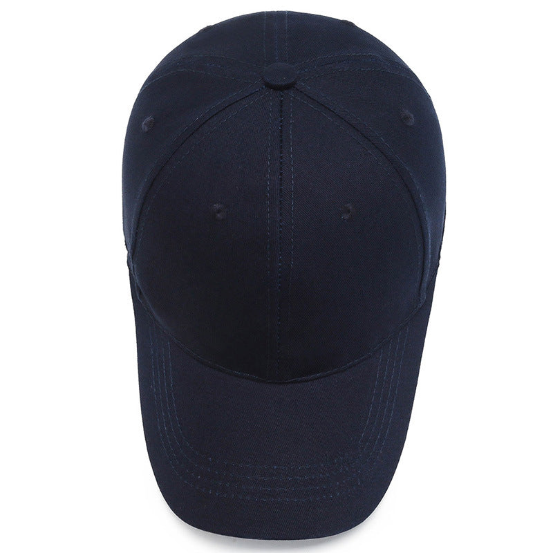 Advertising hat Travel agency baseball cap Volunteer hat Cotton light board hat Men's and women's printed logo Military training cap Cap
