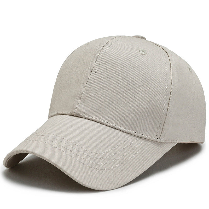 Advertising hat Travel agency baseball cap Volunteer hat Cotton light board hat Men's and women's printed logo Military training cap Cap