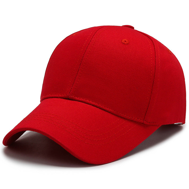 Advertising hat Travel agency baseball cap Volunteer hat Cotton light board hat Men's and women's printed logo Military training cap Cap