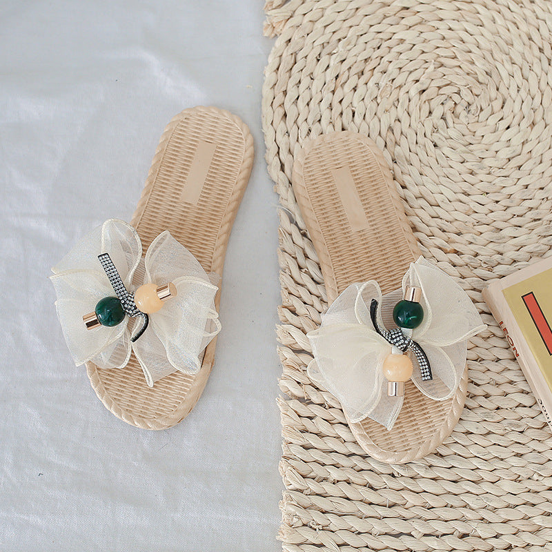 【dropshipping】women's summer sandals & slippers - 2021 new flat beach shoes, non-slip floral flip-flops