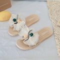 【dropshipping】women's summer sandals & slippers - 2021 new flat beach shoes, non-slip floral flip-flops