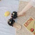 Women's summer new floral slippers - outdoor wear, soft sole, student sandals, unique anti-slip fashion flip-flops