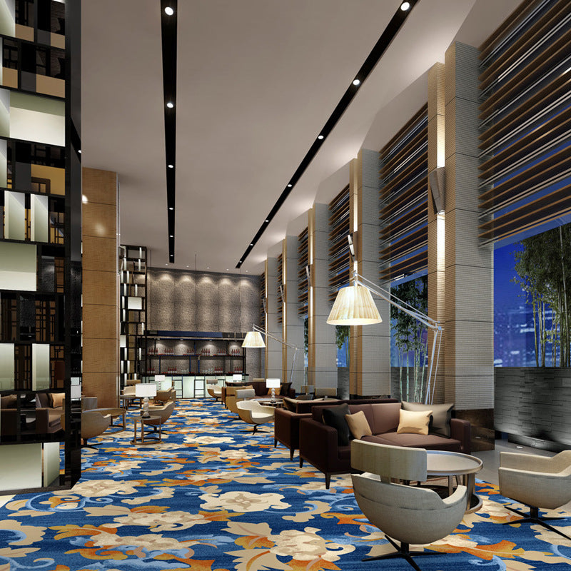 hotel carpet nylon fireproof anti-fouling restaurant restaurant large area paving thickened corridor aisle splicing commercial