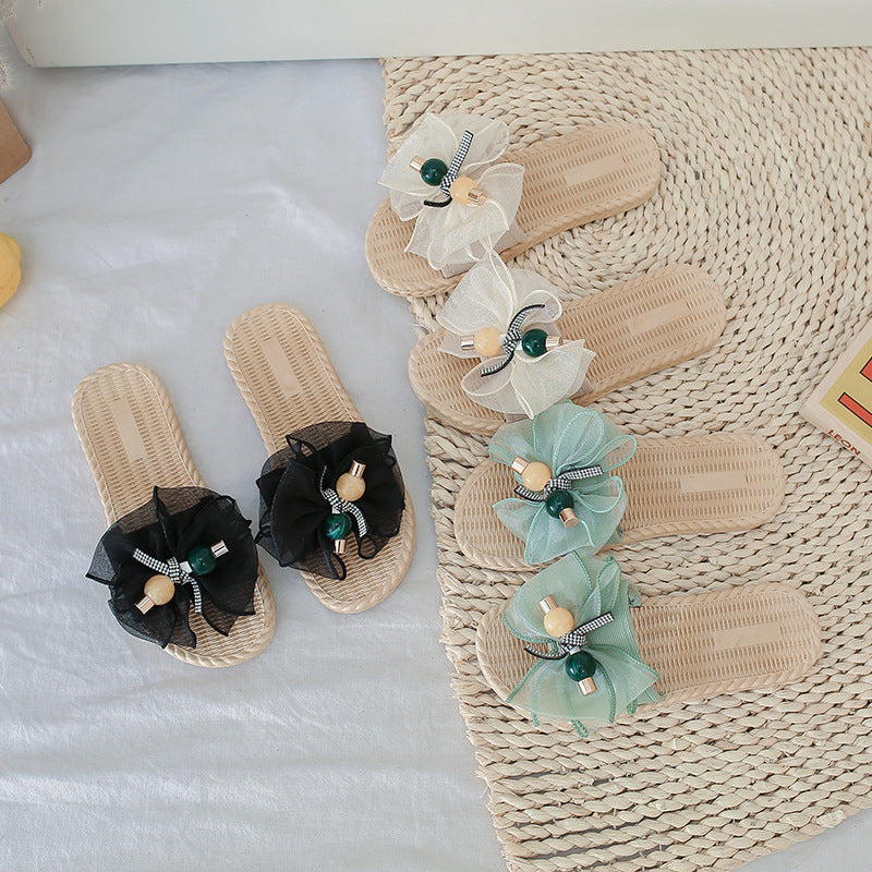 【dropshipping】women's summer sandals & slippers - 2021 new flat beach shoes, non-slip floral flip-flops
