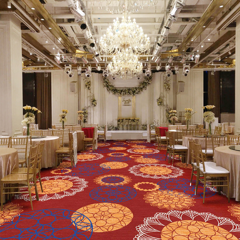 hotel carpet nylon fireproof anti-fouling restaurant restaurant large area paving thickened corridor aisle splicing commercial