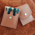 Promotional folding bag 4-piece set (brown) black accessories
