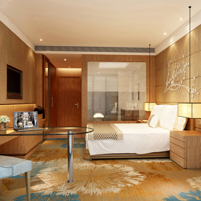 hotel carpet nylon fireproof anti-fouling restaurant restaurant large area paving thickened corridor aisle splicing commercial