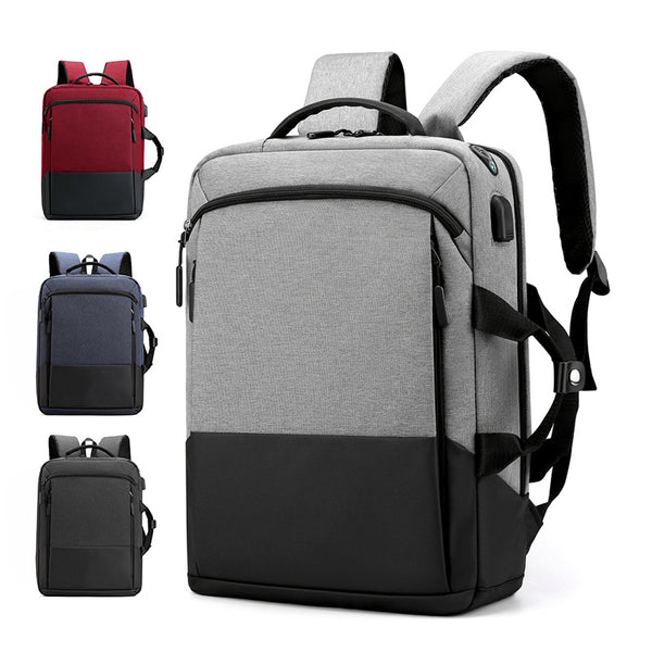 Foreign trade  backpack men's and women's leisure business computer bag large capacity handbag outdoor travel bag school bag