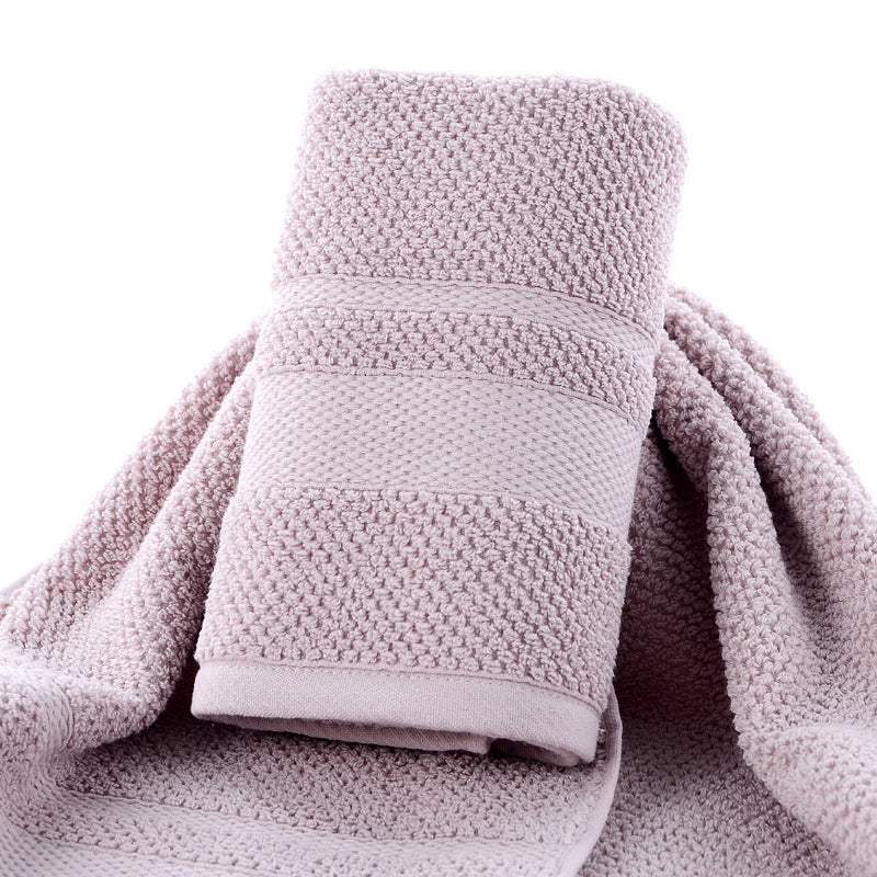 Factory direct wholesale: pure cotton towels - soft, absorbent, thickened, extra large, durable, lint-free, with embroidered logo