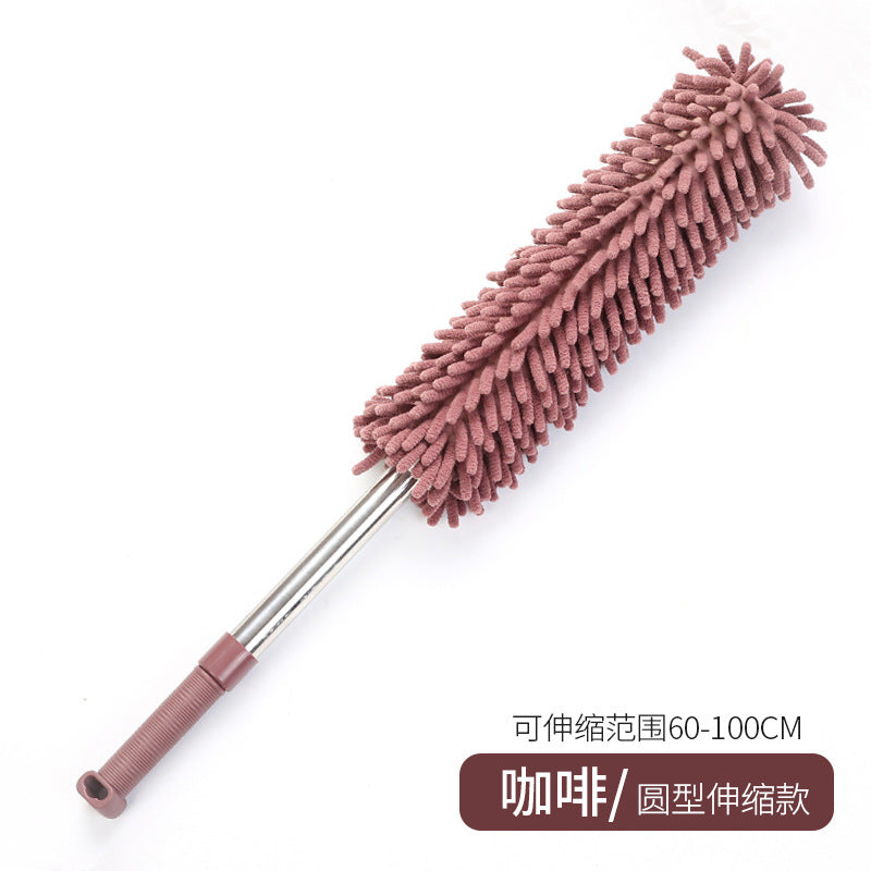 Retractable duster, electrostatic duster, car dust sweeper, spider web cleaning handy gadget, chicken feather duster, car dust duster
