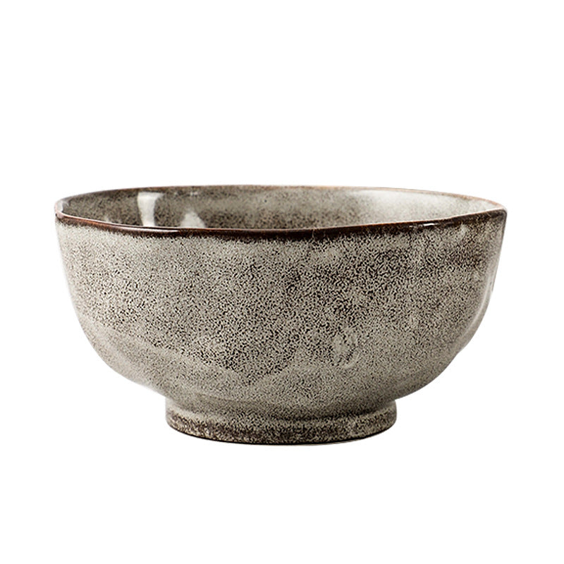 Japanese-style stone-textured dinnerware, vintage plates, unique and creative dinner plates, pasta dishes, salad bowls, old-fashioned stoneware bowls and plates