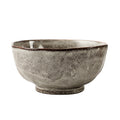 Japanese-style stone-textured dinnerware, vintage plates, unique and creative dinner plates, pasta dishes, salad bowls, old-fashioned stoneware bowls and plates