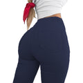 Wish  hot-selling pocket casual pants for women, plus size skinny jeans, european and american style sexy high-waisted pencil pants