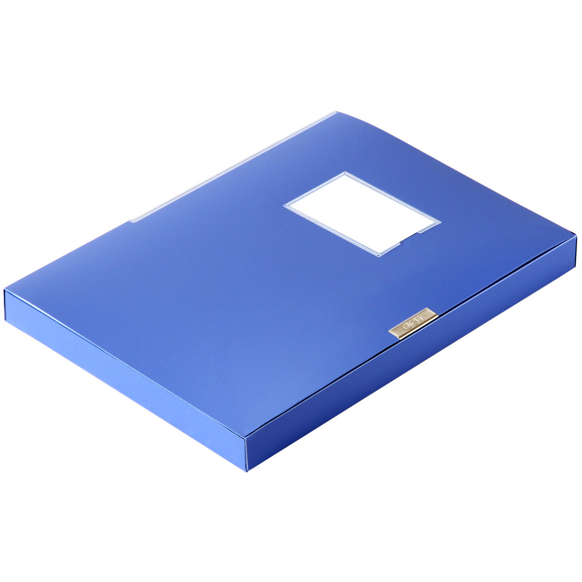Deli 5681 blue file box A4 file box 25mm plastic file box storage box data box wholesale