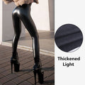 Fall and winternew arrivalpu leather pants bottom pants cross-border export women's pants plus sizefashion stylehigh waistsexy elasticity