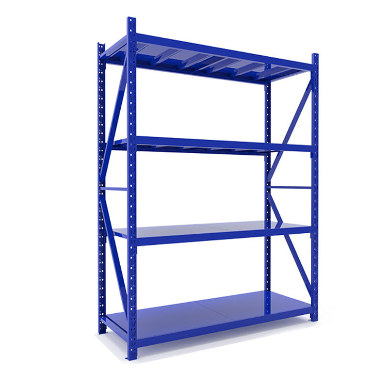 Shelf Thickened Heavy Duty Shelf Iron Shelf Multi-layer Household Storage Shelf Angle Steel Shelf Display Shelf Warehouse