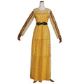 new european and american style plus size women's evening gown - elegant mesh cutout two-piece polka dot dress