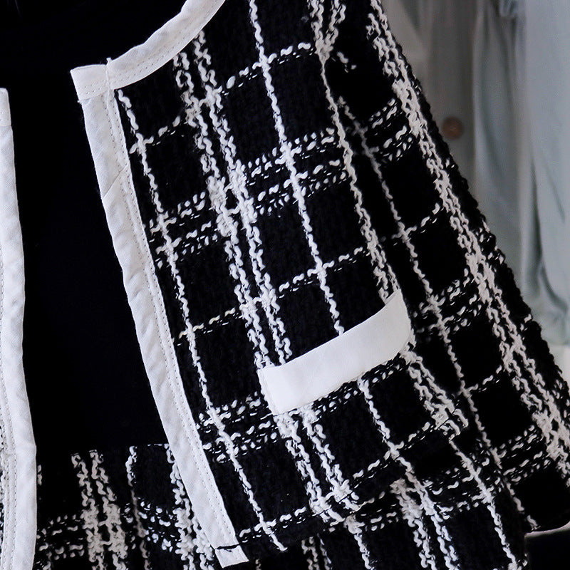 2020 autumn new arrivals: adorable girls' outfit set - stylish girls' set with chanel-inspired jacket + dress