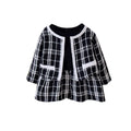 2020 autumn new arrivals: adorable girls' outfit set - stylish girls' set with chanel-inspired jacket + dress