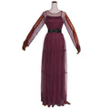 new european and american style plus size women's evening gown - elegant mesh cutout two-piece polka dot dress