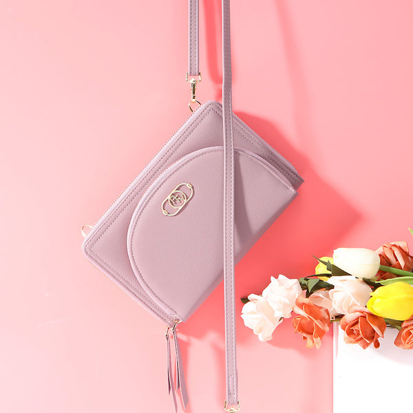 Perfect For You Crossbody Bag Ladies Cross-border Mobile Phone Bag Multifunctional Zipper Shoulder Bag Pu Bag