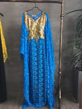 Clearance: hot-selling european, american, and african styles of water-soluble lace, loose-fitting maxi dresses with sequin-embroidered collars. high-end, elegant, and perfect for the sophisticated woman