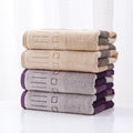 Factory direct sales pure cotton cut velvet yarn-dyed square towel, thickened towel square towel gift advertising bath towel square towel gift box