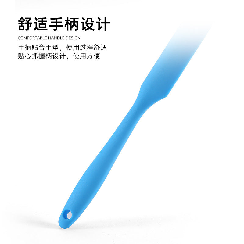 Factory direct supply of silicone spatula, cake smoothing knife, 28cm large spatula, cream scraper