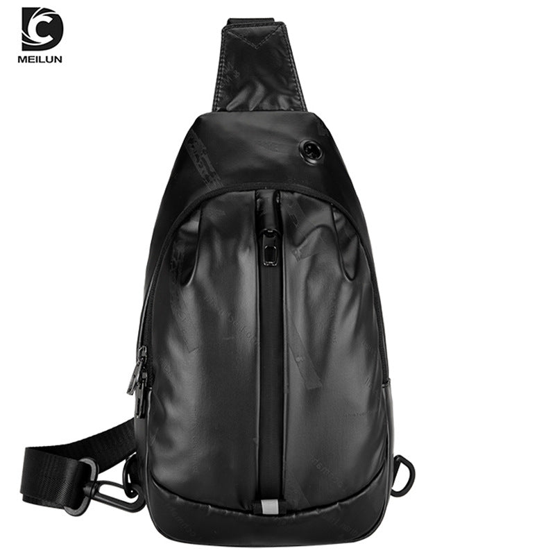 Factory direct sales of new men's satchel waterproof Oxford cloth shoulder bag trendy brand men's breast bag distribution fashion messenger bag women