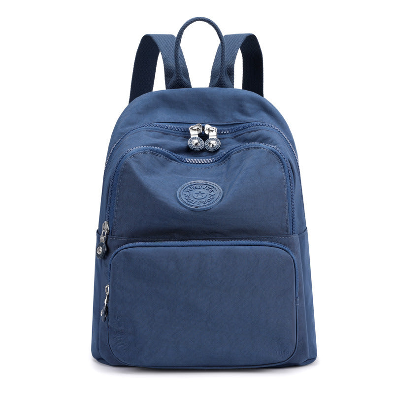 New Casual Women's Shoulder Handbag Lightweight Waterproof Nylon Bag Fashion Versatile Backpack Student School Bag