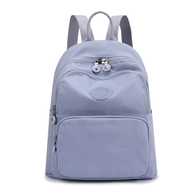 New Casual Women's Shoulder Handbag Lightweight Waterproof Nylon Bag Fashion Versatile Backpack Student School Bag