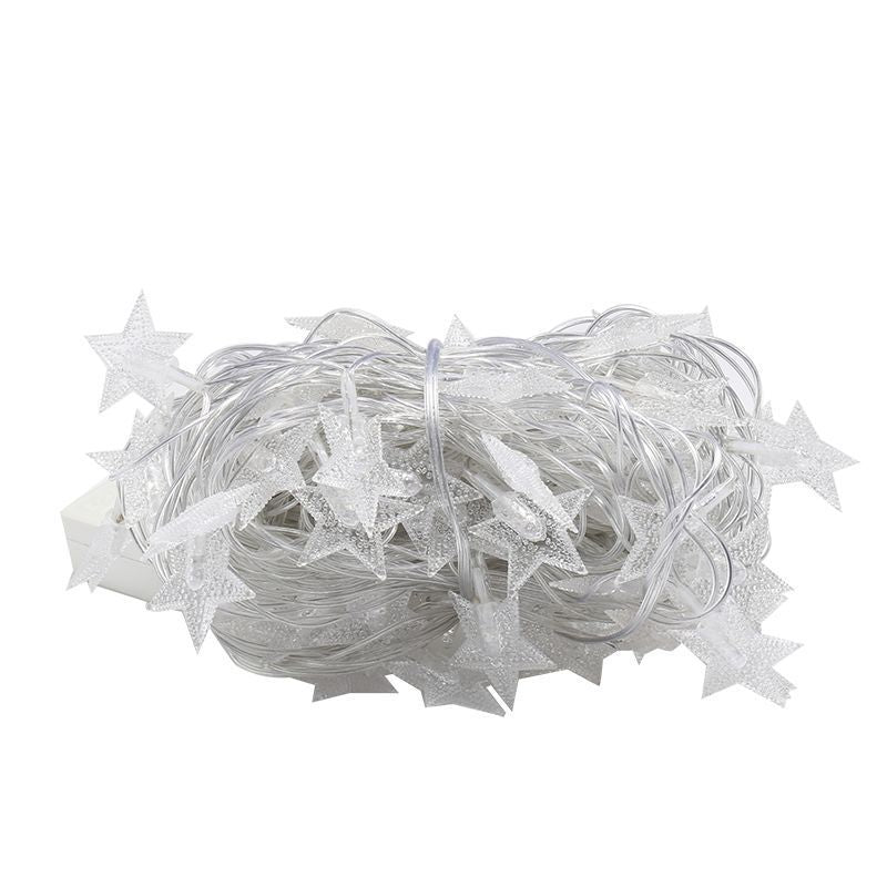 Manufacturer wholesale star light string led battery box gypsy star small lights, Christmas pentagram lights holiday light string