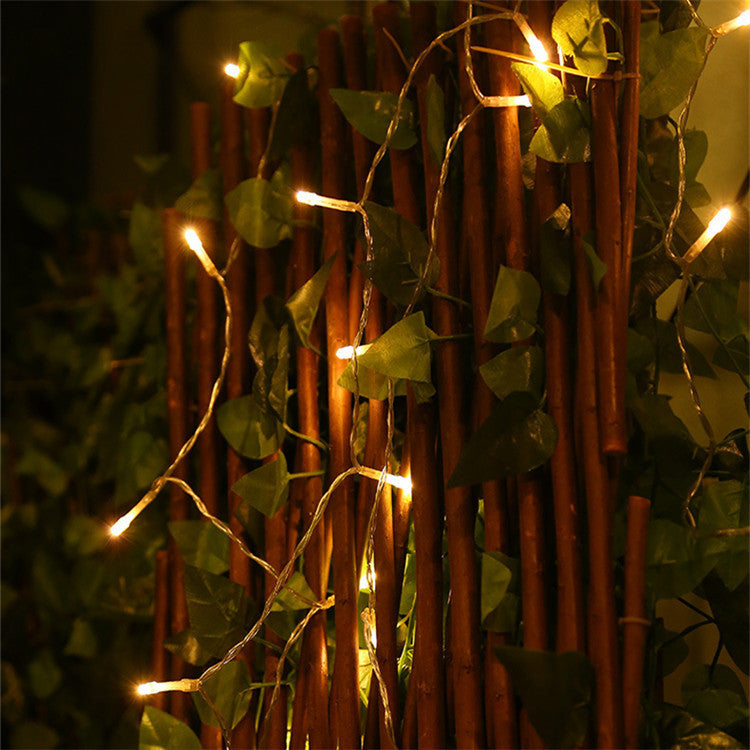 Outdoor waterproof LED lantern string star battery USB light string Christmas wedding decoration battery box lantern string
