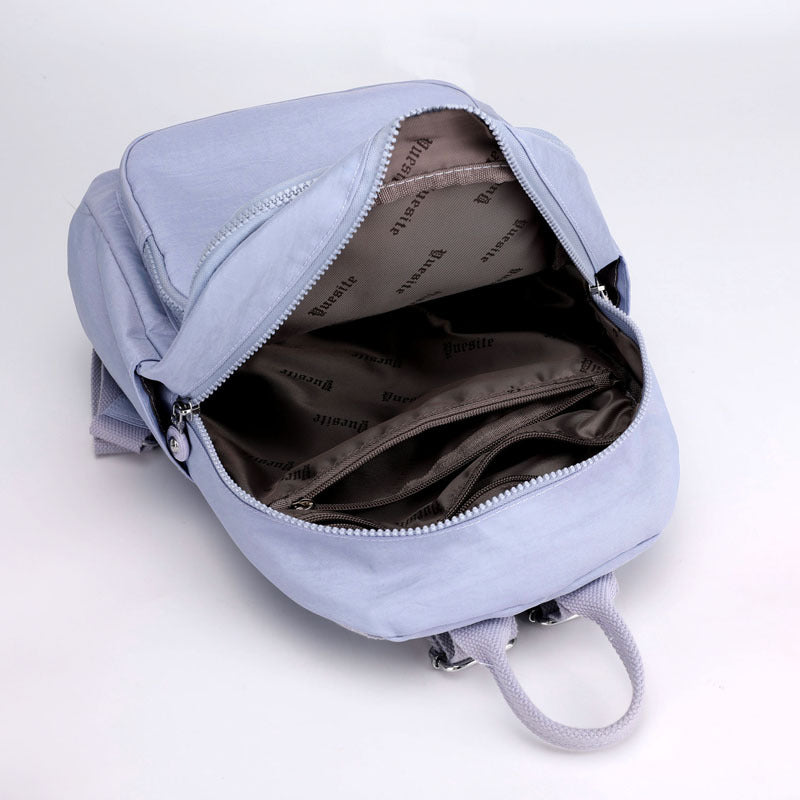 New Casual Women's Shoulder Handbag Lightweight Waterproof Nylon Bag Fashion Versatile Backpack Student School Bag