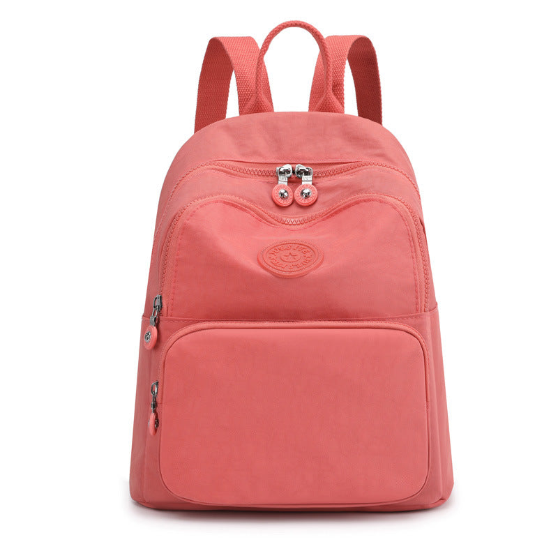New Casual Women's Shoulder Handbag Lightweight Waterproof Nylon Bag Fashion Versatile Backpack Student School Bag
