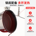 Commercial popcorn machine electric heating desktop automatic puffing machine spherical butterfly 110v american plug personalized cross-border popcorn machine