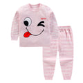 Spring & fall style infant children's clothing kidsintimatessuit baby pure cotton autumn clothes and long trousers for boys and girls colorful cotton home clothes
