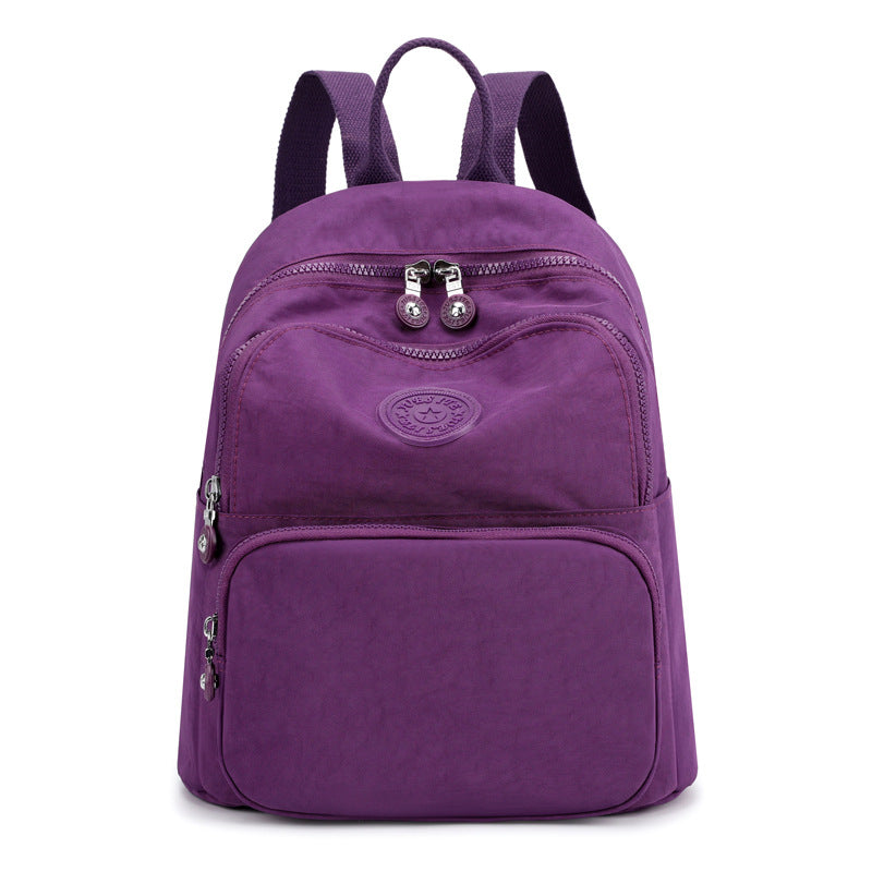 New Casual Women's Shoulder Handbag Lightweight Waterproof Nylon Bag Fashion Versatile Backpack Student School Bag