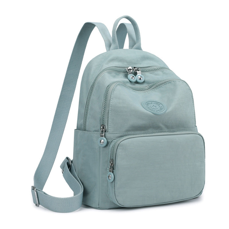New Casual Women's Shoulder Handbag Lightweight Waterproof Nylon Bag Fashion Versatile Backpack Student School Bag