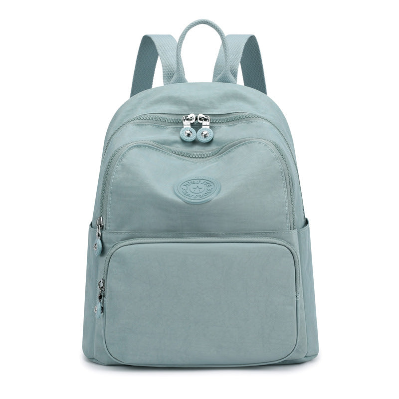 New Casual Women's Shoulder Handbag Lightweight Waterproof Nylon Bag Fashion Versatile Backpack Student School Bag