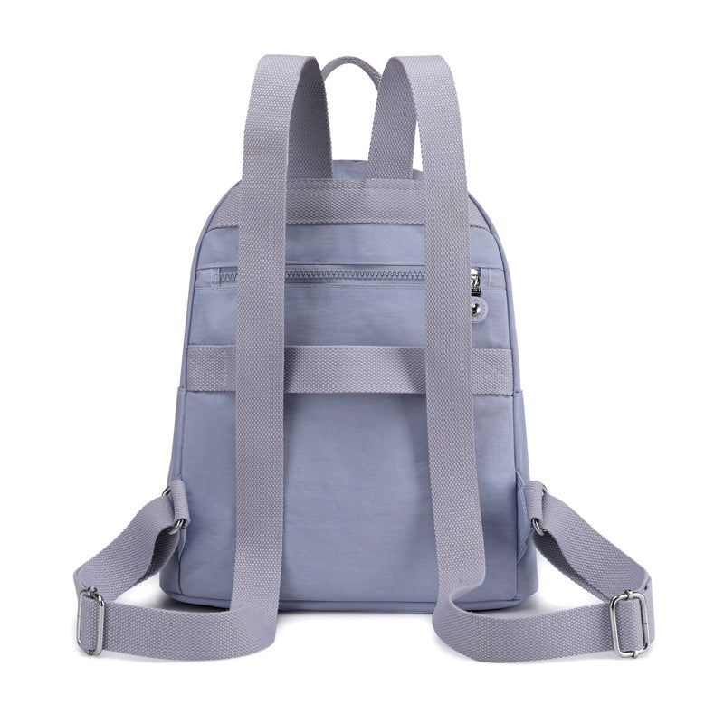 New Casual Women's Shoulder Handbag Lightweight Waterproof Nylon Bag Fashion Versatile Backpack Student School Bag