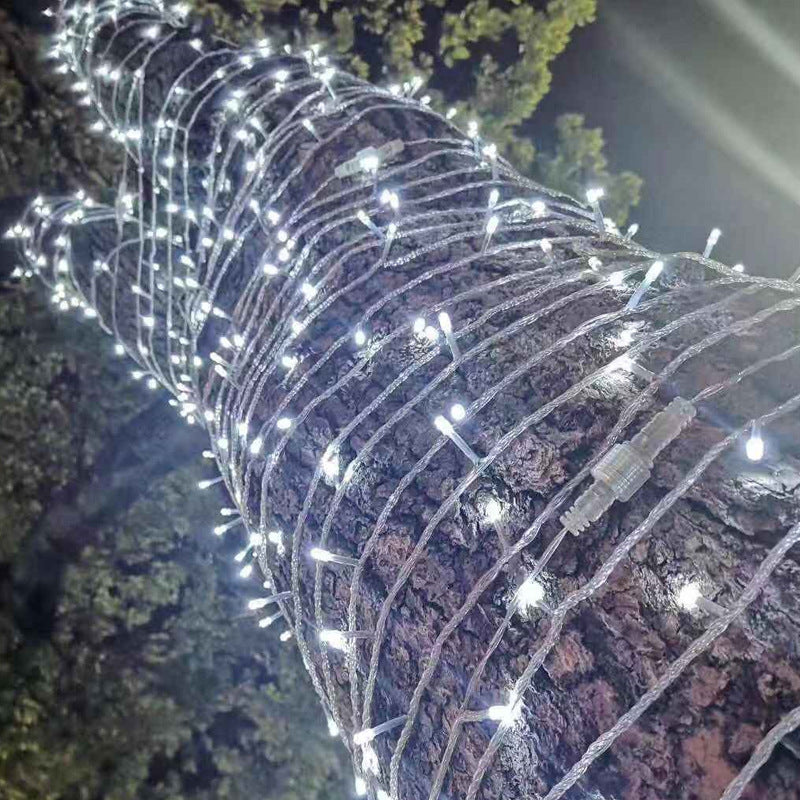 Manufacturer 24V low-voltage gypsy lights flashing lights string lights around the tree project lighting outdoor Christmas tree lights string decoration