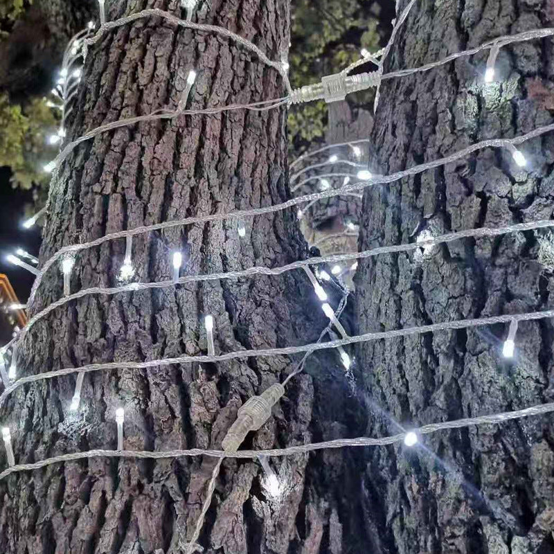 Manufacturer 24V low-voltage gypsy lights flashing lights string lights around the tree project lighting outdoor Christmas tree lights string decoration