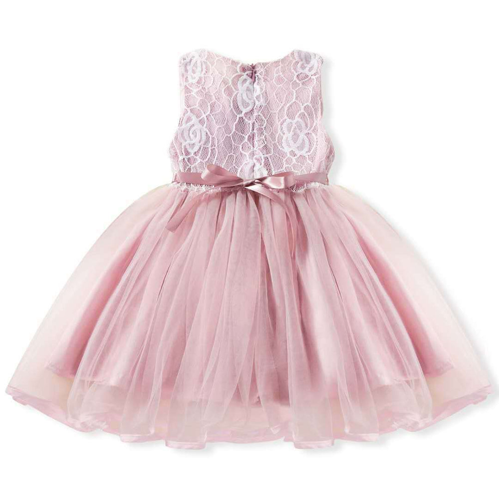 Girls' summer  korean style children's dress - sleeveless lace patchwork dress