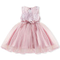 Girls' summer  korean style children's dress - sleeveless lace patchwork dress
