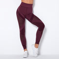 new arrival seamless knitting quick-drying cut out yoga fitness pants high waist butt lift tight sports yoga pants in stock