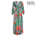 e-commerce:  &   new plus size summer printed maxi dress - african style plus size women's dress