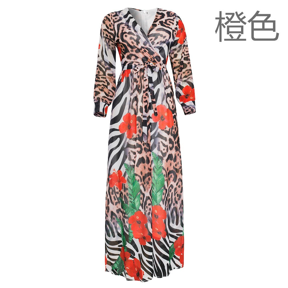 e-commerce:  &   new plus size summer printed maxi dress - african style plus size women's dress