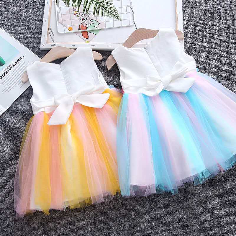 kids' summer rainbow tank dress - super stylish, direct from the manufacturer
