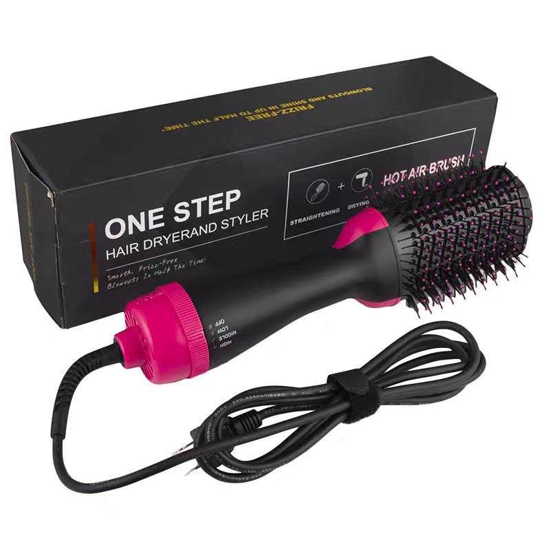 Cross-border popular hot air comb upgraded multi-functional electric hair dryer negative ion curling iron lazy hair care straight hair comb